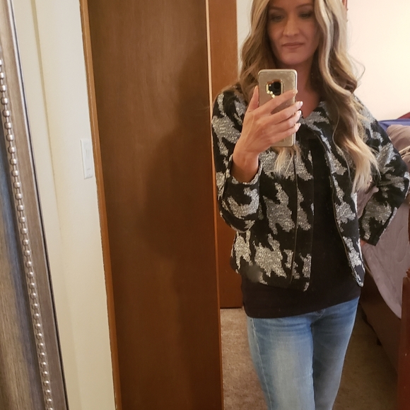 Anthropologie Houndstooth Jacket - Picture 8 of 15